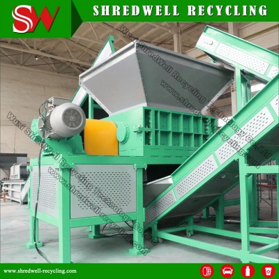 Corase Shredder Machine for Metal/Wood/Plastic/Glass Recycling